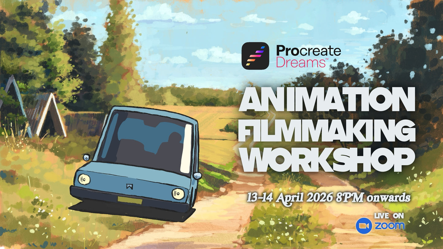 New Live Class: Full Film-Making Bundle (Procreate + Dreams) 9-14 April 26'
