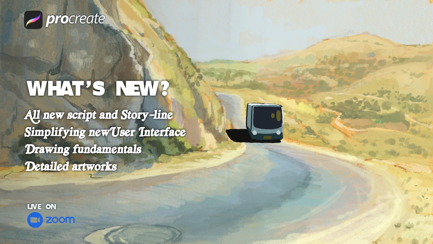 New Live Class: Procreate Basics (9-10 April 2026)